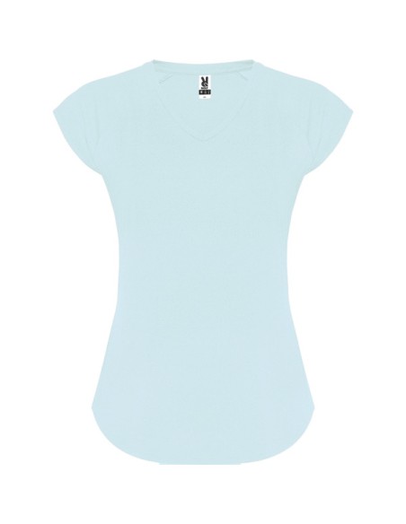 Fitted technical sports t-shirt short sleeve 160 g/m² V-neck ADULT - AVUS ROLY