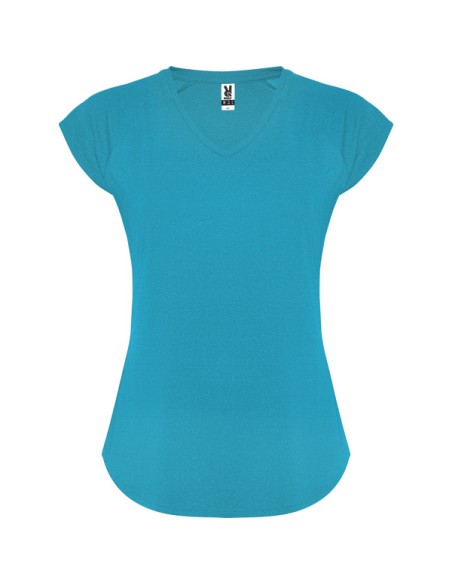 Samarreta tècnica esportiva entallada màniga curta 160 g/m² escot en bec ADULT - AVUS ROLY