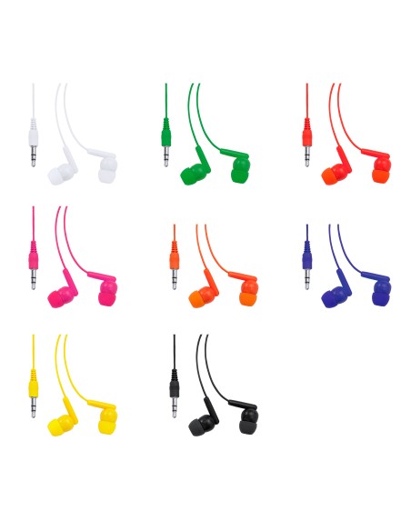 Auriculars de Cable amb funda PVC Personalitzable - PUNK