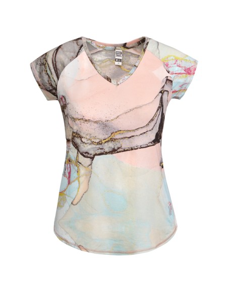 Women's multisport technical V-neck T-shirt - JADA ROLY