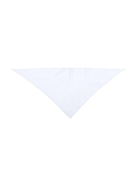 customizable white triangular scarf
