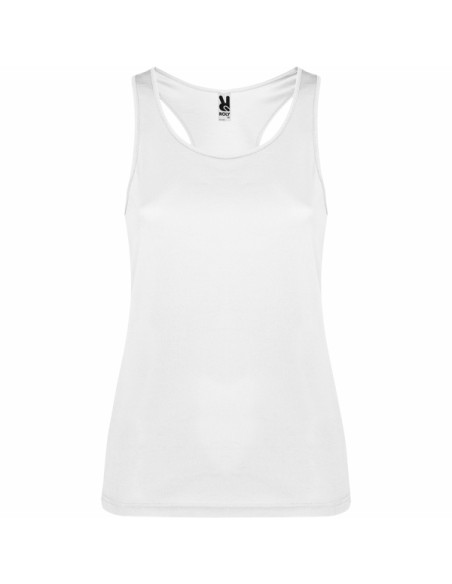 Camiseta técnica de tirantes entallada de mujer espalda nadadora - SHURA ROLY