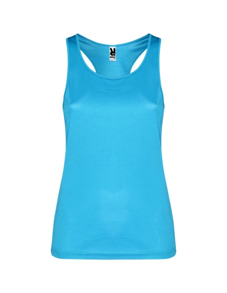 Camiseta técnica de tirantes entallada de mujer espalda nadadora - SHURA ROLY