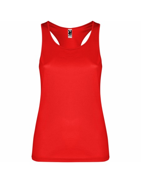 Women's fitted technical tank top with racerback - SHURA ROLY