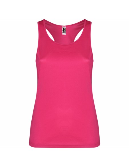 Women's fitted technical tank top with racerback - SHURA ROLY