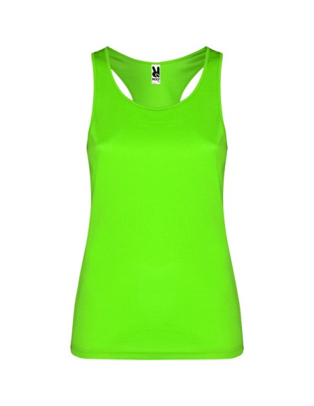 Women's fitted technical tank top with racerback - SHURA ROLY