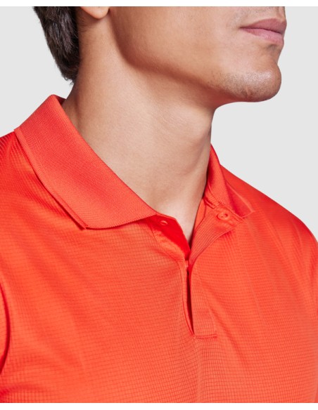 Adult 125g/m² recycled polyester short-sleeved technical polo shirt - TORMO ROLY