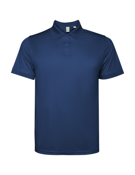 Adult 125g/m² recycled polyester short-sleeved technical polo shirt - TORMO ROLY