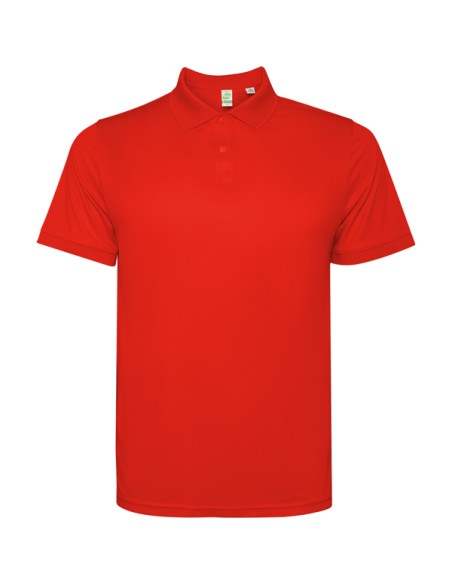 Adult 125g/m² recycled polyester short-sleeved technical polo shirt - TORMO ROLY