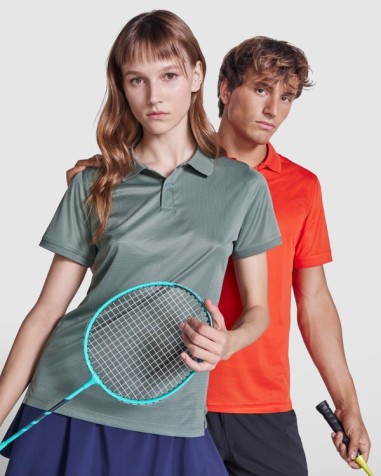 Short-sleeved technical polo shirt in... Short-sleeved technical polo shirt in...