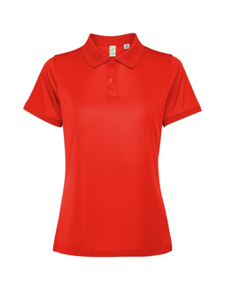 Short-sleeved technical polo shirt in recycled polyester 125g/m² - TORMO WOMAN ROLY