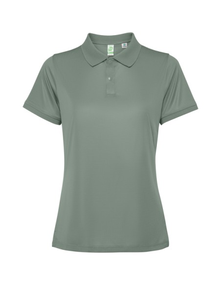Short-sleeved technical polo shirt in recycled polyester 125g/m² - TORMO WOMAN ROLY