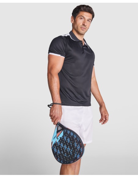 Short-sleeved technical polo shirt made of 150g/m² recycled polyester - for adults and children - Tamil Roly