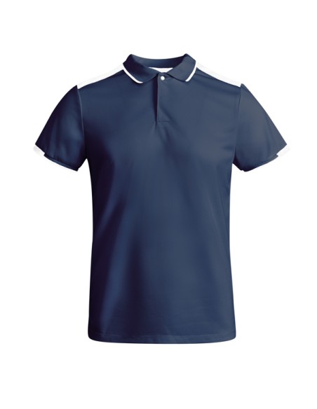 Short-sleeved technical polo shirt made of 150g/m² recycled polyester - for adults and children - Tamil Roly