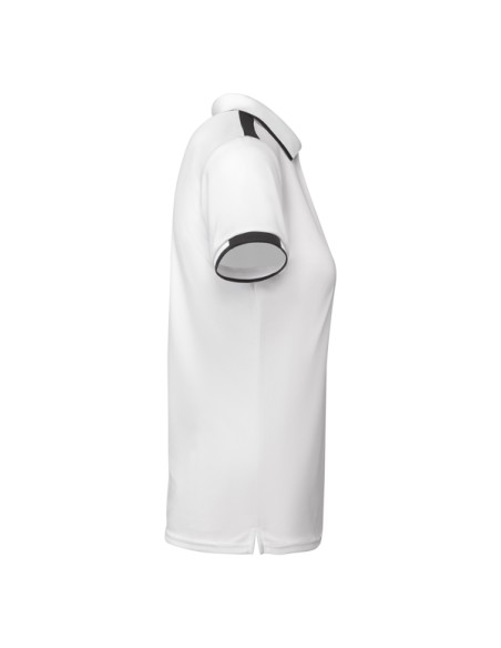 Women's fitted short-sleeved technical polo shirt, recycled polyester 150g/m² - Tamil Woman Roly