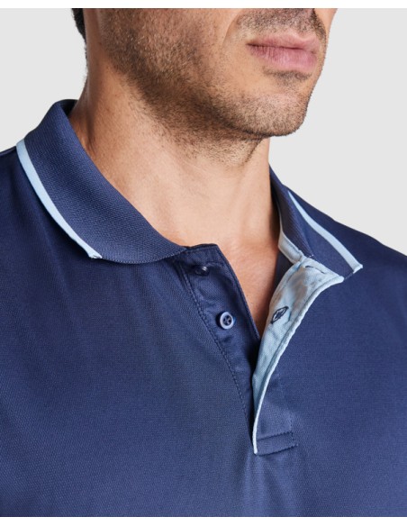 Polo tècnic de màniga curta transpirable bicolor ADULT - MONTMELO ROLY