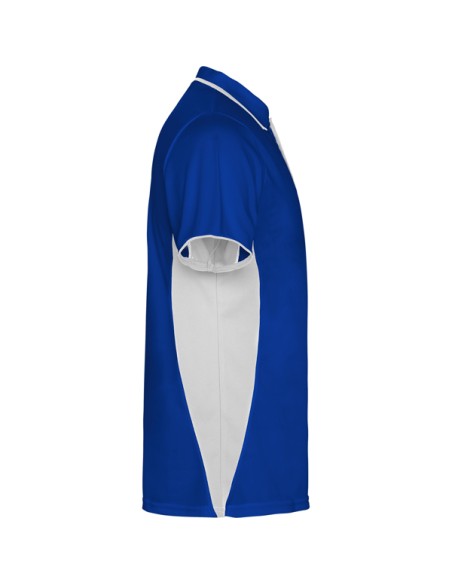 Adult two-tone breathable short-sleeved technical polo shirt - MONTMELO ROLY