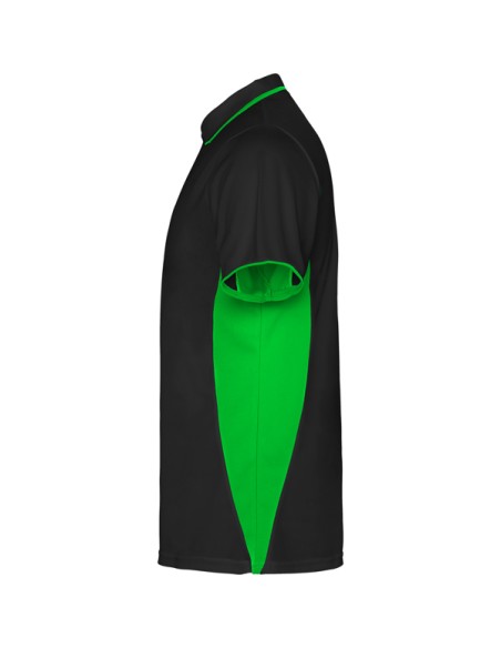 Adult two-tone breathable short-sleeved technical polo shirt - MONTMELO ROLY