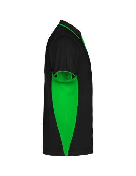 Adult two-tone breathable short-sleeved technical polo shirt - MONTMELO ROLY