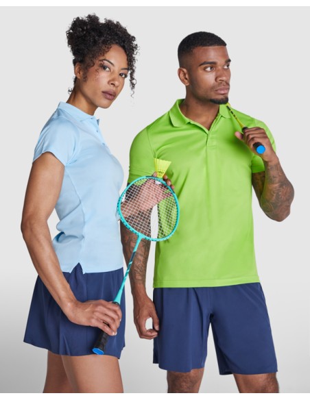 Polo technique à manches courtes, respirant et à séchage rapide - pour adultes et enfants - Monzha Roly