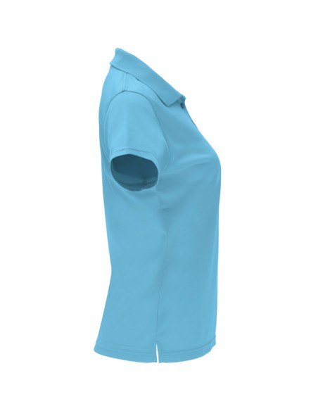 Women's fitted short-sleeved technical polo shirt - Monzha Woman Roly
