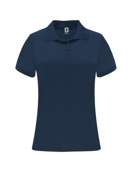 Women's fitted short-sleeved technical polo shirt - Monzha Woman Roly
