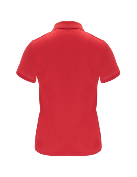 Women's fitted short-sleeved technical polo shirt - Monzha Woman Roly