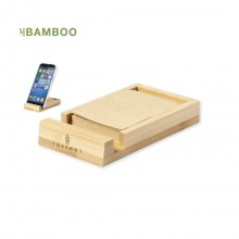 Soporte móvil bambú portanotas - HEINDA