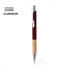 Bolígrafo aluminio y corcho - KOLKA
