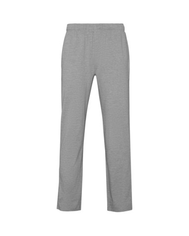 Long plain knit cotton trousers -... Long plain knit cotton trousers -...