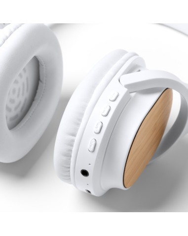 Casque sans fil en bambou et ABS...