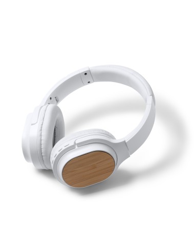 Auricular Sense fil de Bambú i ABS... Auricular Sense fil de Bambú i ABS...