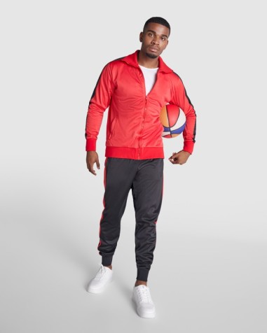 Two-tone polyester sports tracksuit -... Two-tone polyester sports tracksuit -...