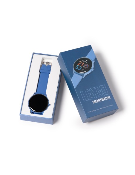 Montre connectée LEYMI multifonctions et résistante à l'eau