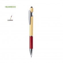 Bolígrafo publicidad aluminio bambu