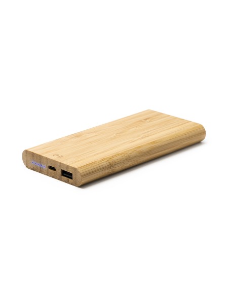 6000 mAh Customizable Bamboo Power Bank - MISTY