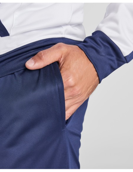 Survêtement de sport bicolore avec intérieur en velours personnalisable - Adultes et enfants - Esparta Roly