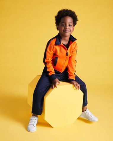 Two-tone sports tracksuit with... Two-tone sports tracksuit with...