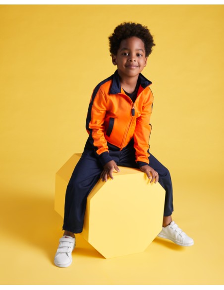 Survêtement de sport bicolore avec intérieur en velours personnalisable - Adultes et enfants - Esparta Roly