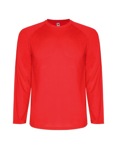 T-shirt technique manches longues, 150 g/m², col rond - Adulte et enfant - Montecarlo L/S Roly