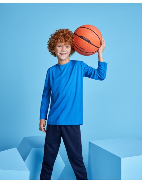 T-shirt technique manches longues en polyester recyclé - ADULTES ET ENFANTS - ESTORIL L/S ROLY