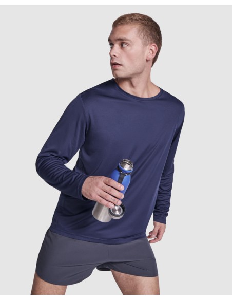 Long-sleeved recycled polyester technical T-shirt - ADULTS AND CHILDREN - ESTORIL L/S ROLY