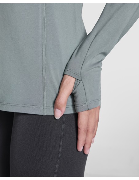 Sudadera técnica entallada de manga larga y poliéster reciclado - MUJER - ESTAMBUL WOMAN ROLY