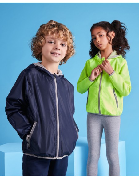 Unisex Hooded Windbreaker - Adult and Child - Angelo Roly