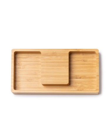 Bamboo Organizer with 10W Wireless... Bamboo Organizer with 10W Wireless...
