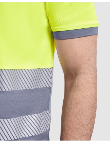 Polo tècnic alta visibilitat de màniga curta 55% cotó i 45% polièster - ATRIO ROLY