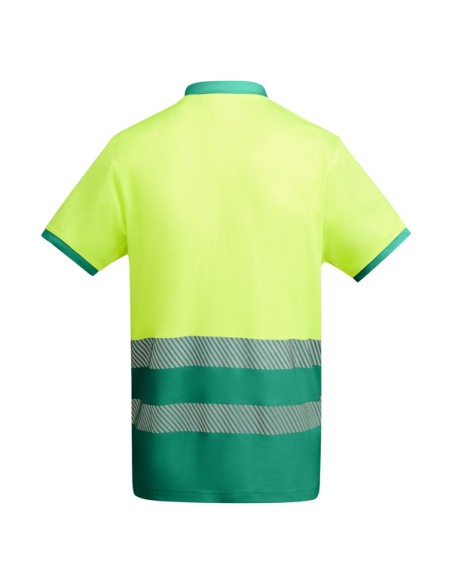 Polo technique haute visibilité à manches courtes en 55% coton et 45% polyester - ATRIO ROLY