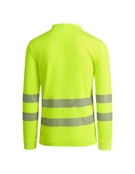 Polo tècnic alta visibilitat de màniga llarga170g/m² ADULT - ATRIO L/S ROLY