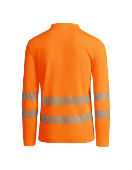 Polo técnico alta visibilidad de manga larga170g/m²  ADULTO  - ATRIO L/S ROLY