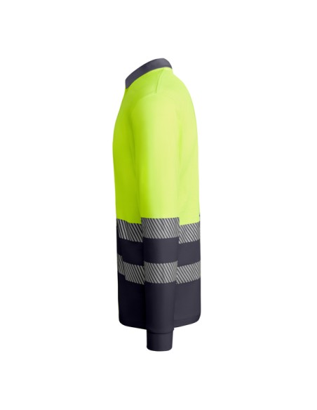 Polo technique haute visibilité à manches longues 170 g/m² ADULTE - ATRIO L/S ROLY